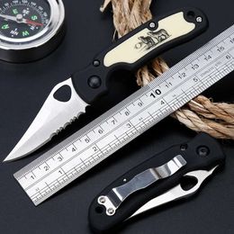Mini Outdoors Camping Folding Blade Knife for Men Multitool Self Defense Military Tactical Pocket Knives Fishing and Hunting