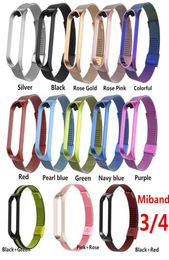 New Metal Stainless Steel Strap For Xiaomi Mi Band 4 Wrist Strap For Xiaomi Miband 4 3 Bracelet For Mi Band 47537103