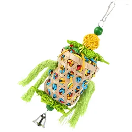 Other Bird Supplies Parrot Chew For Parakeets Pet Cage Supply Wood Small And Fresh Chewing Wooden Hanging Biting