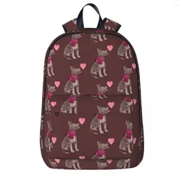 Backpack Watercolour American Hairless Terrier Backpacks Boy Girl Bookbag Children School Bag Kids Rucksack Travel Shoulder