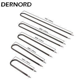 Parts U Shape Electric Heating Element Air Burning 220V 300w 500w 600w 800w 1000w DERNORD Stainless Steels 304 Oven Tubular Heater