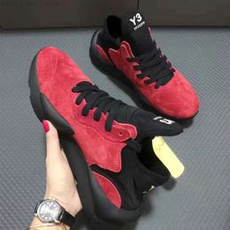 Mens Shoes Y-3 Kaiwa Sneakers Casual Shoe Sport Ruuning Designer Women Men Y3 Kusari Kaiwas Fashion Size 35-46