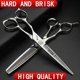 Shears 440c Japanese Steel 6 Inch Hair Scissors Left Handed Hairdressing Scissors Thinning Scissors Set Professional Scissors