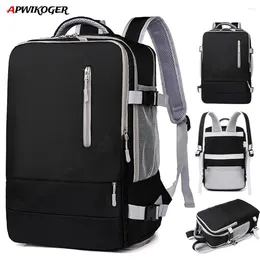 Backpack Travel For Women Waterproof Male Anti-Theft Stylish Casual Bag Luggage Strap USB Port Laptop Sports School