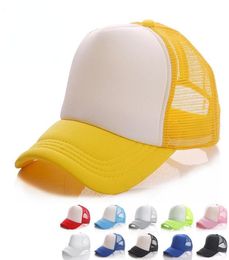 Ball Caps Baseball Cap Women Hat Net Adjustable Adult Outside Mesh Trucker Hats Men Snapback Peaked Whole8728241