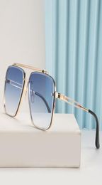 Designer Men039s Sunglasses Men Eyeglasses Metal Frame Resin Lenses Double Beam Trimming Glasses Eyewear Mens3818846