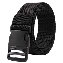 Waist Chain Belts Tactical Nylon Belt For Man Outdoor Multi Functional Canvas Plastic Buckle Waistband High Quality Trouser Men Belts Brown DT043 Y240422