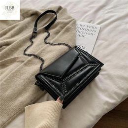 Bag Rivet Chain Small Crossbody Bags For Women 2024 Shoulder Messenger Lady Luxury Handbags Ladies' Flap