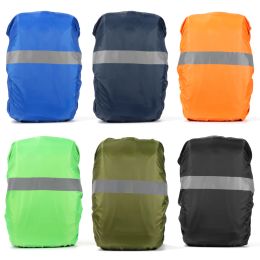 Bags Reflective Waterproof Backpack Rain Cover Outdoor Hiking Climbing Bag Cover Cross Buckle Waterproof Rain Cover for Backpack