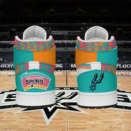 Designerskor San Antonio Spurss basketskor grå Devin Vassell Tre Jones Charles Bassey Running Shoes Män kvinnor Dominick Barlow Custom Shoes