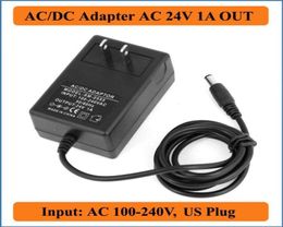 24V 1A US Plug AC DC Adapter AC 100240V Converter Adapters to DC 24V charger Power Supply 1000mA Adapters 55mm x 2125mm7597937