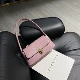 Shopping Bags Women's 2024 Summer Net Red Trend Korean Version Of All-match Stone Pattern Fashion Shoulder Underarm Bag