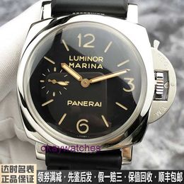 Pannerai watch luxury designer Watch Mens Lumino Series Precision Steel 47mm Manual Mechanical PAM004229 8 New