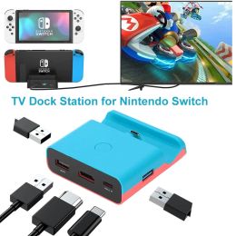 Hubs TV Docking Station for Nintendo Switch,Portable TV Dock Station Replacement for Official Nintendo Switch with HDMI USB 3.0 Port