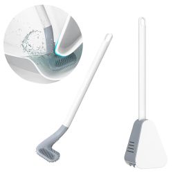 Holders Silicone Golf Shape Toilet Brush with Holder Set Toilet Cleaner Brush Wall Mounted Toilet Brush and Drying Holder for Bathroom