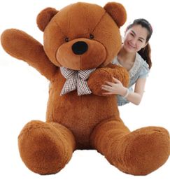 New Arriving Giant 180CM70039039inch TEDDY BEAR PLUSH HUGE SOFT TOY 18m Plush Toys Valentine039s Day gift Birthday gif3442816