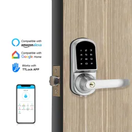 Control Smart TTlock door lock Bluetooth electronic keyless digital lock for apartments/ office/ hotel/ villa