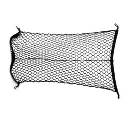 delivery 100x70cm Universal Car Trunk Luggage Storage Cargo Organiser Nylon Elastic Mesh Net w4 Hooks5611599