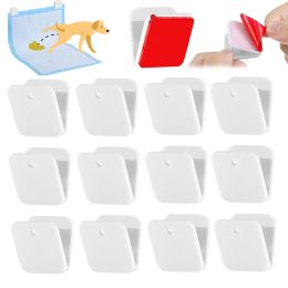 Boxes 12pcs Dog Wall Pee Pad Holder Selfsticky Pee Pad Wall Clip Keeps Your House Clean Dog Potty Training Pad Holder Wallmounted