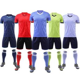Fans Tops Tees Hot Sell Customise Name Blank Soccer Jerseys 100% Polyester Camiseta Futbol Hombre Football Shirt Kit Y240423