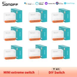 Control SONOFF MINI WiFi Smart Switch MINIR4 2way Control Module ESPhome Support Alexa Siri Home Assistant Alice Google Smartthings