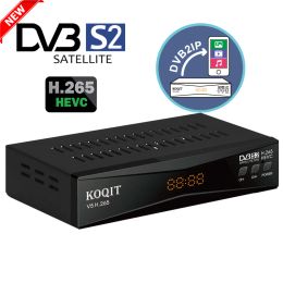 Finder Free DVBS2 H265 Satellite Receiver dvbs2 internet Live screen DVB2IP HEVC Satellite Decoder HD T2MI Receptor Sat finder Biss/VU