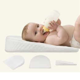 Pillow Baby Sleep Positioner White Bassinet Baby Wedge Pillow Prevent Flat Head Anti Reflux Raised Colic Pillow Cushion Shaping Pillow