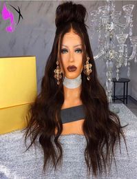 13x4 Lace Front Synthetic Wigs For Women 250 Density Brazilian Body Wave Lace Frontal Wigs Pre Plucked Baby Hair4998493