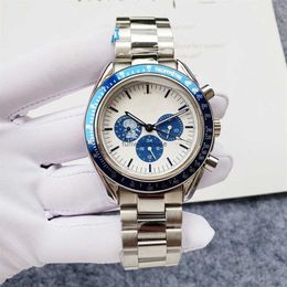 Automatic Mechanical Watch Oujia Super Six Needle White Face Fully AAA52