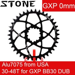 Parts Stone Chainring Round 0mm 0 mm Offset for sram gxp X9 X0 XX1 X1 30t 32 34 36 38 40 42 44 46 48T Bike Chainwheel Tooth Plate dub