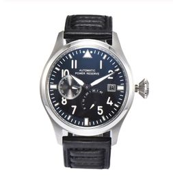 CLASSIC Luxury Designer Watches Men Automatic Mechanical Big dial Pilot 46mm Le Petit Prince Black Leather Military Watch Montre d1849485