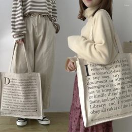 Bag Women Canvas Shoulder Bodleian Library Oxford College Students' Books Cotton Cloth Shopping Bags Handbags Tote For Girls
