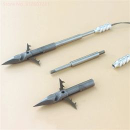 Accessories 3pcs/5pcs Slingshot Hunting High Quality Stainless Steel Dart Arrow Very Sharp Tip Arrowhead Catapult Shoot Fishing Accessories