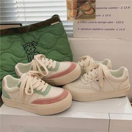 Casual Shoes 2024 Spring Autumn Korean Version Women Fashion Flat With Sports Style Sneakers