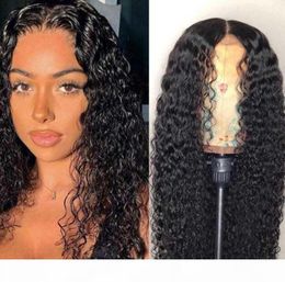 Water Wave Wig Human Hair 30 inch Lace Front Wig Swiss Lace 360 Frontal Alianna Hair 5x5 Closure Remy2826386