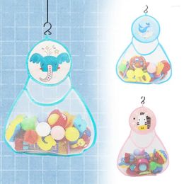 Storage Bags Transparent Convenient Baby Bathtub Toy Bag Visible Bath Net Cartoon Animal Pattern Bathroom Supplies