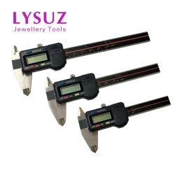 Equipments Portable Mini Digimatic Calliper 50/75/100mm Inches Metric Gemstone Diamond Digital Vernier Gauge Jewellery Making Measuring Tool