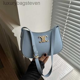 Top Grade Cellin Brand Designer Bags Handbag for Womens New Korean Version Fashionable Underarm Bag 2024 Spring Simple Shoulder Small Bag with Original Logo