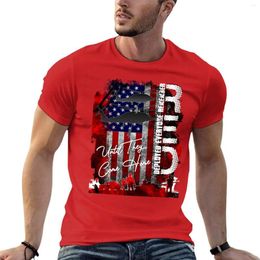 Men's Polos RED Friday Remember Everyone Deployed US Flag Army Vintage T-shirt Plain Animal Prinfor Boys Mens Tall T Shirts