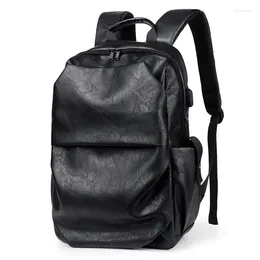 Backpack Schoolbag Male College Student Campus Female Korean Version Simple Fashion Travel Computer Bag