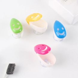 Heads Cute 4P Smiley Suction Cup Toothbrush Holder Bathroom Toothbrush Holder 4pcs