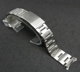 Watch Bands 19mm 20mm Silver Brushend Stainless Steel Brushed Oyster Band Bracelet For Mens260G5581161