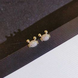 Dangle Chandelier 925 Sterling Silver Sweet and Cute Crab Earrings New Wild Fashion Womens Exquisite Small Jewellery Gifts H240423