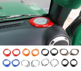 Car A Pillar Column Horn Speaker Decorative Rings Covers Fit For Jeep Wrangler 20152016 Car Inerior Accessories Styling9549941