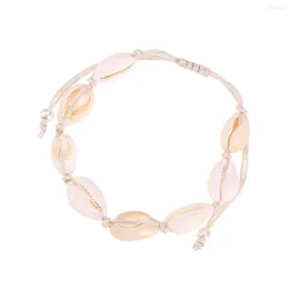 Anklets Necklace Shell Anklet Bracelet For Women Hand-made European American Miss Alloy