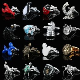 Links New high quality animal style Cufflinks fashion men's French shirt Cufflinks wholesale / retail