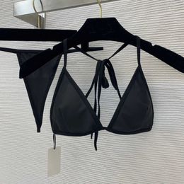 Bikini sexy suit tether neck bra underwear diamond studded metal sexy thong swimsuit