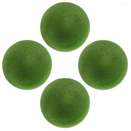 Decorative Flowers 4 Pcs DIY Window Decor Decorations Plant Mall Layout Moss Ball Hair Wedding Balls