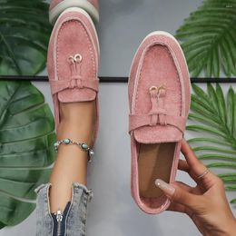 Casual Shoes Spring Summer Breathable Loafers For Women Platform Leather Comfort Wedge Moccasins Ladies Vulcanized Sneakers 43