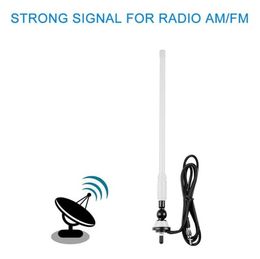 Car GPS Accessories Marine Boat Radio Antenna Waterproof Rubber Duck Dipole Flexible Aerial FM AM Modulators For Yacht ATV UTV R8613475